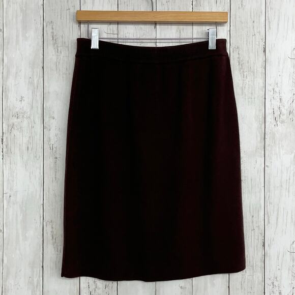 Reflections Spiegel Brown Long Sleeve Turtleneck Knit Warm 2 Piece Shirt Skirt - Picture 5 of 14